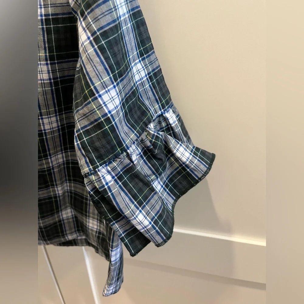 J. Crew holiday blouse in size S (6-7)